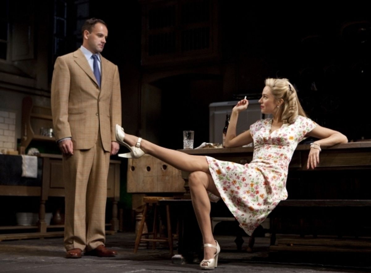 Jonny Lee Miller and Sienna Miller at 